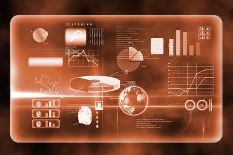 Futuristic technology interface Stock Illustration