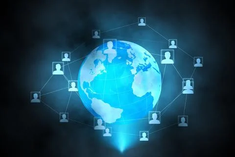 Futuristic technology interface 스톡 일러스트