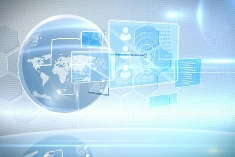 Futuristic technology interface Stock Illustration