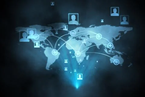 Futuristic technology interface Stockillustratie