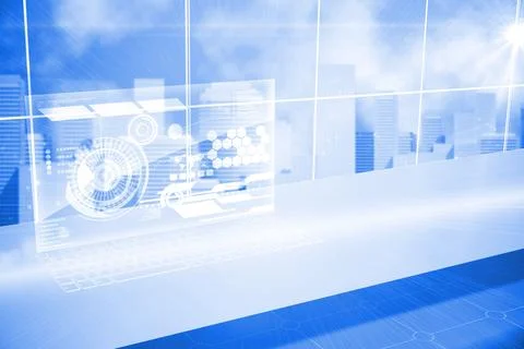 Futuristic technology interface Illustrazione stock