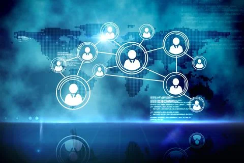 Futuristic technology interface Stock Illustration