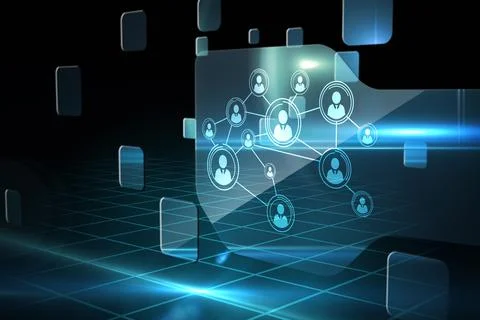 Futuristic technology interface Stock Illustration