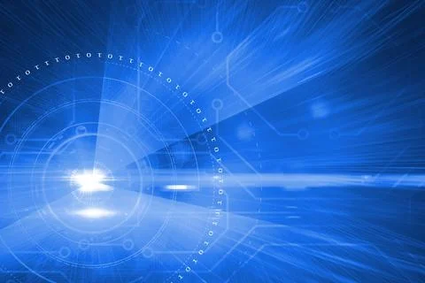 Futuristic technology interface Illustrazione stock