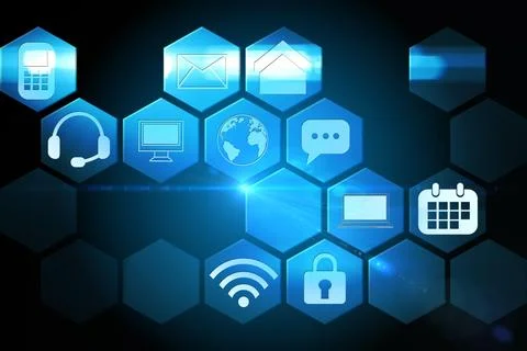 Futuristic technology interface イラスト素材