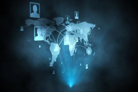 Futuristic technology interface Illustrazione stock