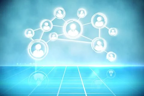 Futuristic technology interface 스톡 일러스트