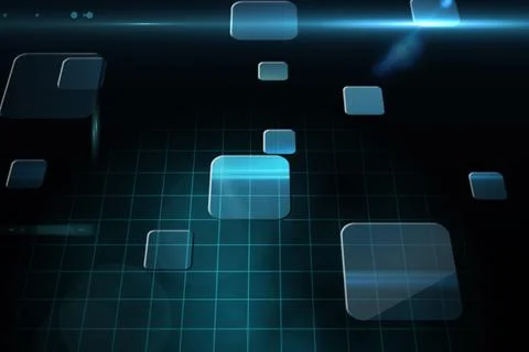 Futuristic technology interface Illustrazione stock