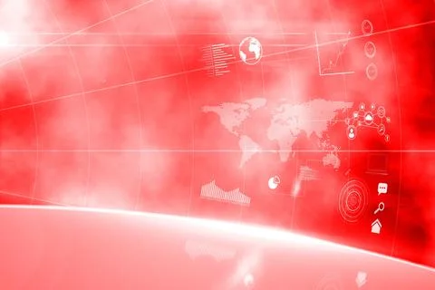 Futuristic technology interface 스톡 일러스트