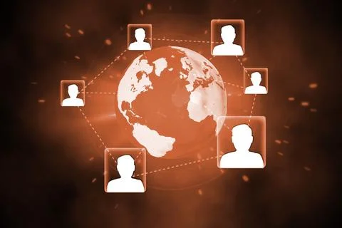 Futuristic technology interface 스톡 일러스트