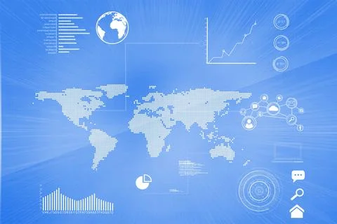 Futuristic technology interface Stock Illustration