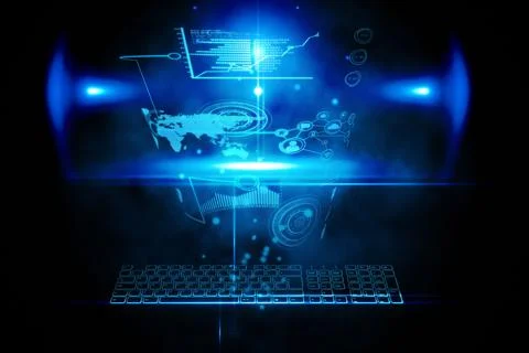 Futuristic technology interface イラスト素材