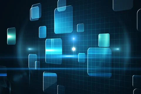 Futuristic technology interface Stock Photos