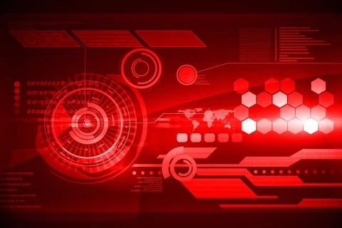 Futuristic technology interface Stockfoto's