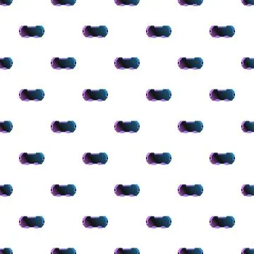 Futuristic technology pattern with glowing blue and purple cyber design Illustrazione stock