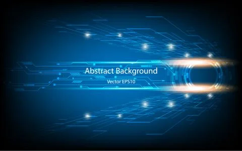 Futuristic technology perspective line innovation empty space background Stock Illustration