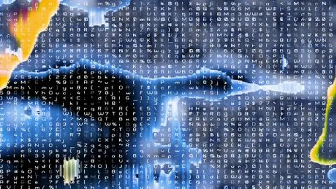 Futuristic Technology Screen Stock-Illustration