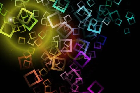 Futuristic technology square background design Stock Illustration