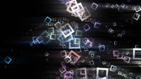 Futuristic technology square background design Stock Illustration