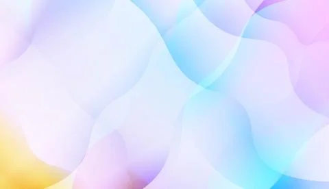 Futuristic Technology Style With Geometric Design, Shapes. Blurred Gradient T Stock Illustration