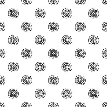 Futuristic technology target reticle seamless pattern background 스톡 일러스트