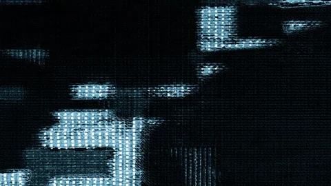 Futuristic Technology Video Fluctuation Stock Footage 88918155