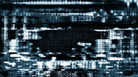 Futuristic Technology Video Glitch Wireframe Fluctuation Stock Footage 89950333