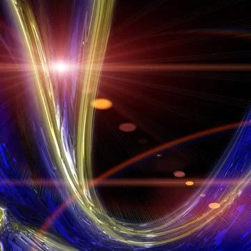 Futuristic technology wave background design with lights futuristic techno... Stock-Fotos