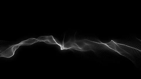Futuristic technology wave. Digital cyberspace. Big data analytics. Stock Footage 257309469