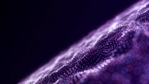 Futuristic technology wave. Digital cyberspace. Big data analytics. Stock Footage 274194866