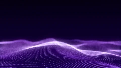 Futuristic technology wave. Digital cyberspace. Big data analytics. Stock Footage 274195683