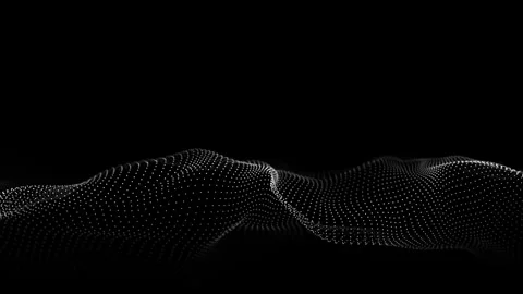 Futuristic technology wave. Digital cyberspace. Big data analytics. Stock Footage 306534966