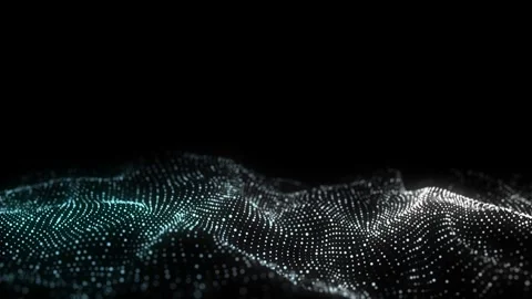 Futuristic technology wave. Digital cyberspace. Big data analytics. Видео 306535191