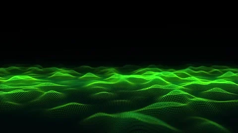 Futuristic technology wave. Digital cyberspace. Big data analytics. 動画素材 306537179