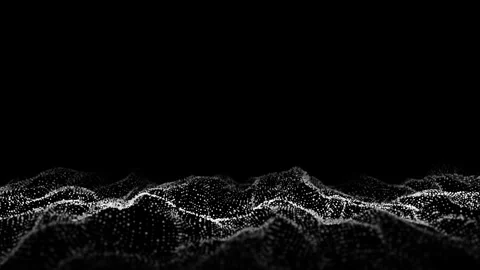 Futuristic technology wave. Digital cyberspace. Big data analytics. Stock Footage 331239726