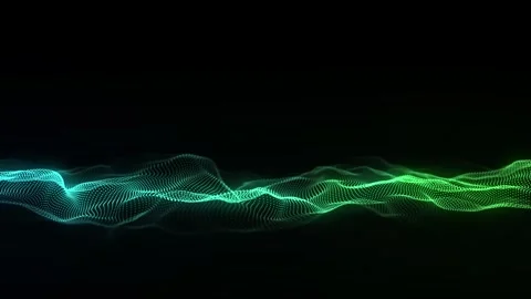 Futuristic technology wave. Digital cyberspace. Big data analytics. Stock Footage 331239760