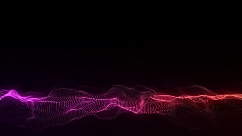 Futuristic technology wave. Digital cyberspace. Big data analytics. Stock Footage 331239764