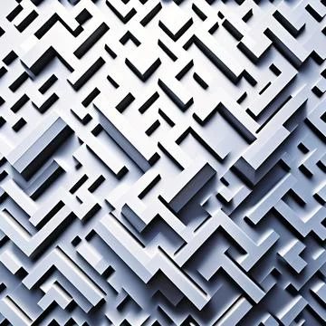 Futuristic texture in high quality, with triangular and rectangular structu.. イラスト素材