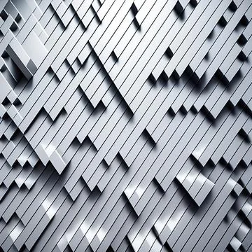 Futuristic texture in high quality, with triangular and rectangular structu.. イラスト素材
