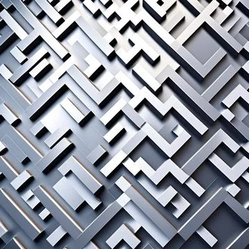 Futuristic texture in high quality, with triangular and rectangular structu.. イラスト素材