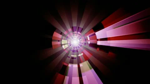 Futuristic time tunnel Video stock 22097959