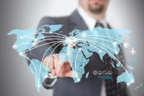 Futuristic touchscreen Stock Illustration