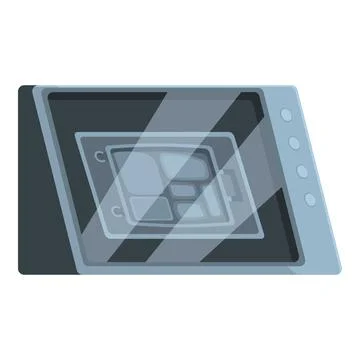 Futuristic transparent display showing complex data visualization Stock Illustration