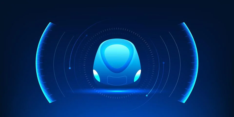 Futuristic Transport Technology Background, Hyperloop High Speed Electric T.. 스톡 일러스트