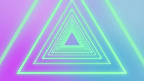 Futuristic Triangle Animation Stock-Footage 112835504