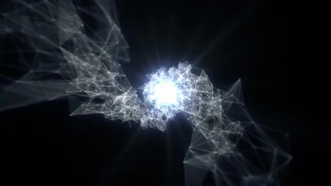 Futuristic Tunnel Abstract Background Stock Footage 116894086