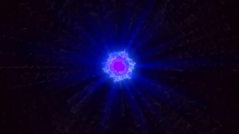 Futuristic Tunnel Abstract Background Stock Footage 117463606