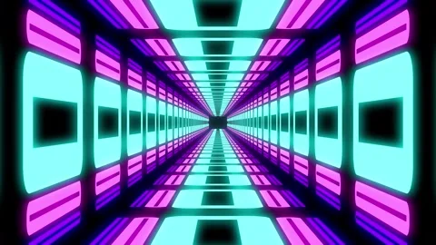 Futuristic tunnel background Stock Footage 276223205