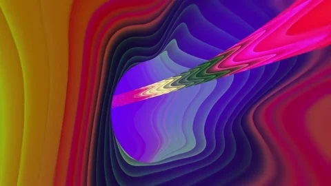 Futuristic tunnel background. Sci-fi seamless 4k animation. Video stock 83531851