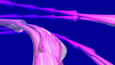 Futuristic tunnel background. Sci-fi seamless animation. 스톡 동영상 149849333